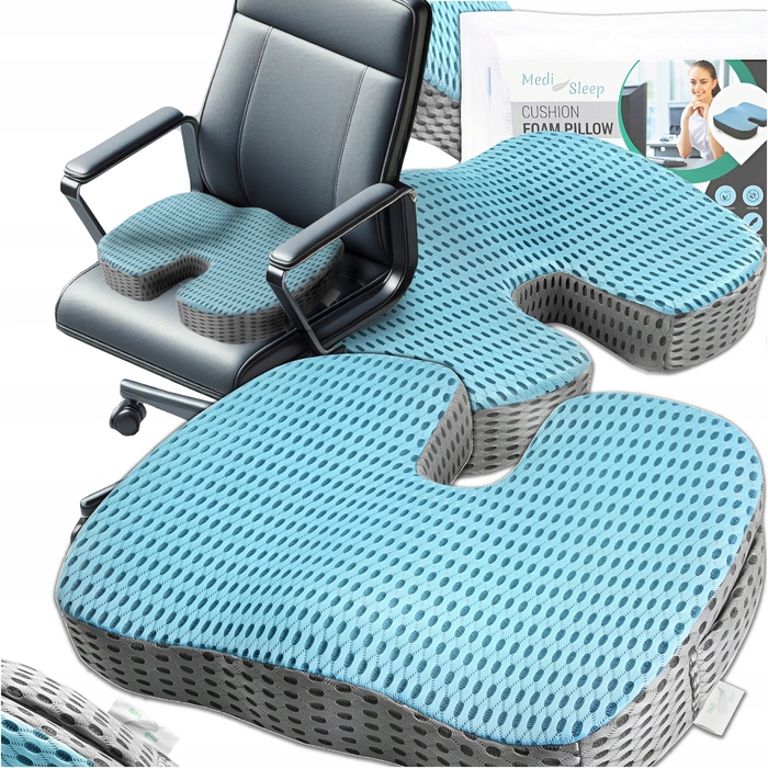 Ортопедична подушка для сидіння Medi Sleep D.SIDZ2022, 45x35 см