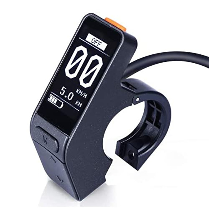 Дисплей Enerpower SW102 для Tongsheng TSDZ2, 6-контактний, IP65, кабель 150 см, компактний