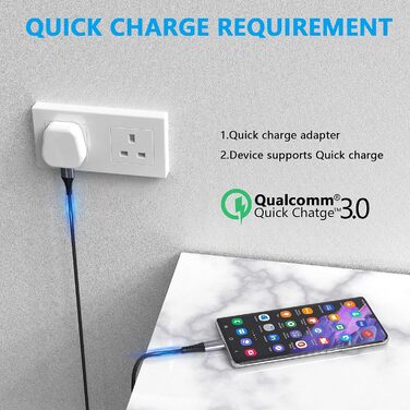 Кабель USB-C, 1м, 3.1A, 5Gbps, плетений, USB 3.0, для Samsung Galaxy, Sony, LG, HTC, чорний