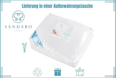 Ковдра Sandaro Home з гусячого пуху, стьобана, 100% натуральна, сертифікат Öko-Tex, 135x200 см, 1400 г