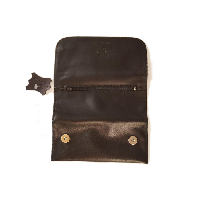 GERMANUS Ferruginus - Made in EU - Leather Tobacco Pouch, Tobacco Bag, Rolling Pouch, Rolling Case, Tobacco Case