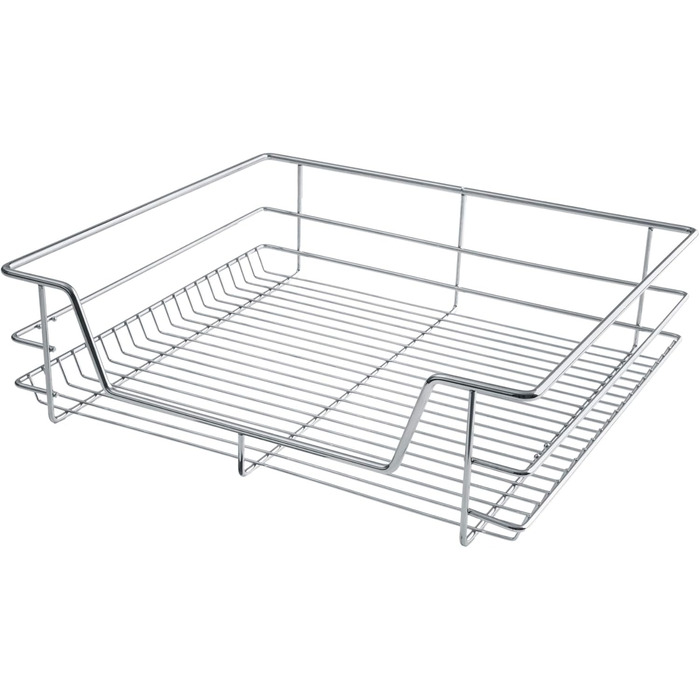 tectake® Telescopic Drawer, Extendable Drawer, Telescopic Shelf Retrofit, Kitchen Under-Cabinet Drawer, Kitchen Shelf, Drawer Organizer Office, Bathroom Under-Cabinet - suitable for 60cm