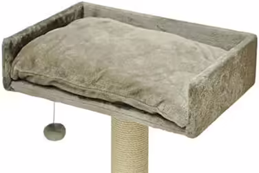 Nanook Dock with cushions and including play ball, cat bed as a viewing platform for cat scratching post Sigurd, 60x40 cm