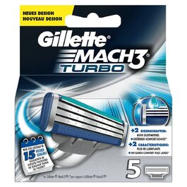 Смінні леза для бритви Gillette MACH3 Turbo, 8 шт, набір для гоління