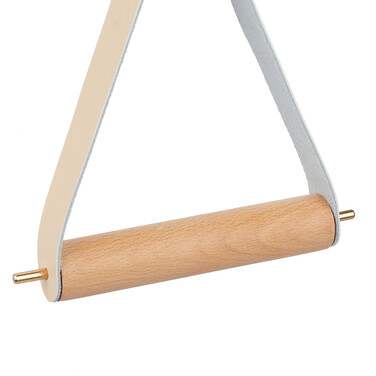 Relaxdays Toilet Paper Holder Wood with Ribbon