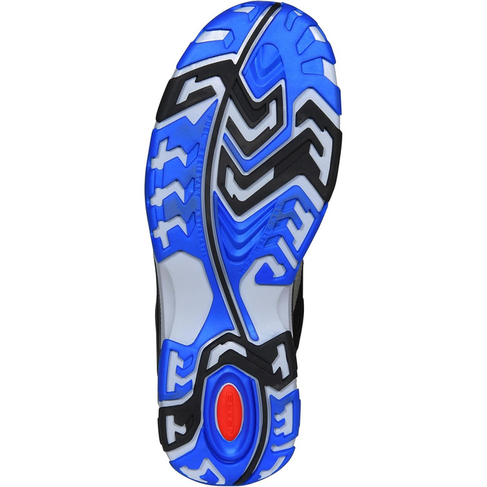Робочі черевики ELTEN Easy Blue ESD S1, текстильні, з металевим носком, легкі, спортивні, чорно-сині, 43 EU (жіночі та чоловічі)