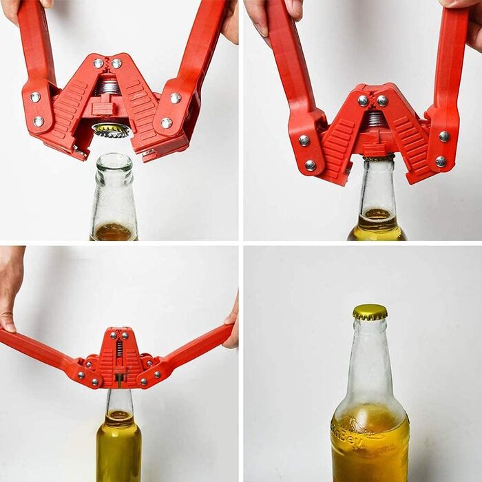 Manual Bottle Capper for Beer Bottles - Machine Tool Double Lever for Homebrewing - Beer Bottle Sealing
