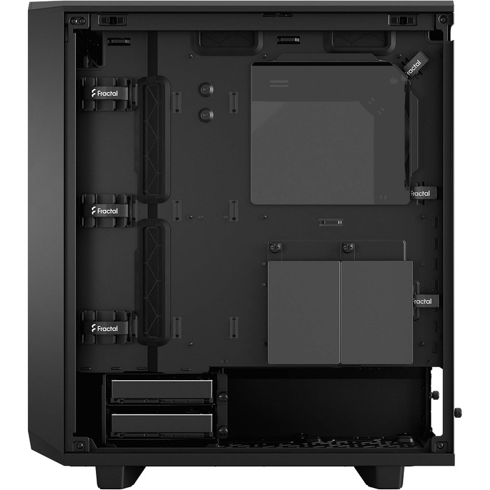 Корпус для комп'ютера Fractal Design Meshify 2 Compact Black ATX Mid Tower (Black TG Light Tint), високий повітряний потік