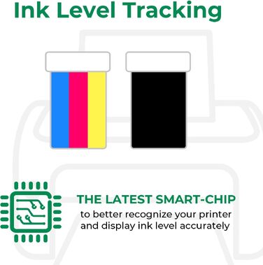 Картриджі для принтера COLORETTO 302 XL для HP Deskjet 3630, 3633 та HP Envy 4520, 4522, збільшений об'єм