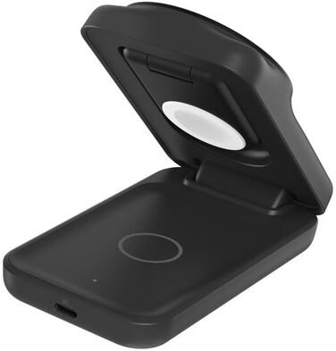 Бездротова зарядна станція Belkin UltraCharge 3-in-1 з підтримкою Qi2, 25 Вт, чорна