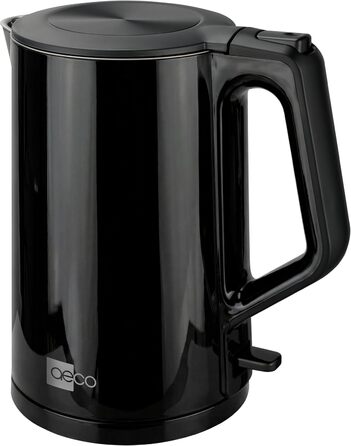 Електричний чайник Aeco AQA NEO з нержавіючої сталі, 1.7 л, 2150 Вт, без BPA, фільтр від накипу, бездротовий, CoolTouch, шампань сріблястий