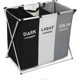 YIHAOBOX Laundry Baskets Large Foldable Laundry Bag Dirty Basket Waterproof Clothes Classification Bathroom Organizer - Laundry Basket - Laundry Chest