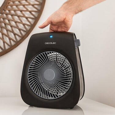 Електричний обігрівач Cecotec ReadyWarm 2000 Max Force - 20 м², 2000 Вт, вертикальний, чорний