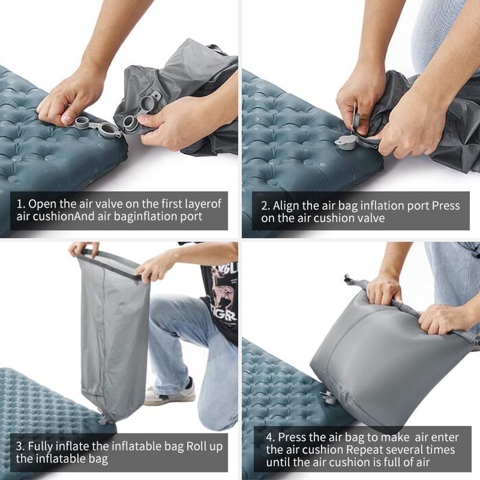 Килимок для кемпінгу Naturehike Ultraleichte 3.5R: самонадувний, легкий, для трекінгу та альпінізму