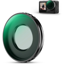 Фільтри K&F Concept ND/CPL для DJI Osmo Action 5/4 PRO: набір 6 шт. (ND8, ND16, ND32, ND64, ND256, CPL)
