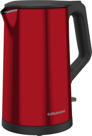 Електричний чайник Grundig WK 8340 з нержавіючої сталі, 1.7 л, прихований нагрівальний елемент, індикатор рівня води, колір Rose Gold (2024)
