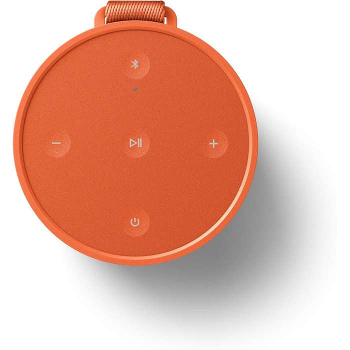 Bang & Olufsen Beosound Explore – Портативна Bluetooth колонка для дому, подорожей та активного відпочинку, 27 годин роботи, водонепроникність, 360° звук, USB-C, Чорний Антрацит (Bonfire Orange)