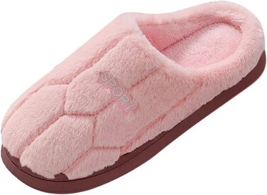 Жіночі плюшеві шльопанці, теплі фетрові тапочки-шльопанці, 36-45 (36/37 EU, Z001 Рожевий)