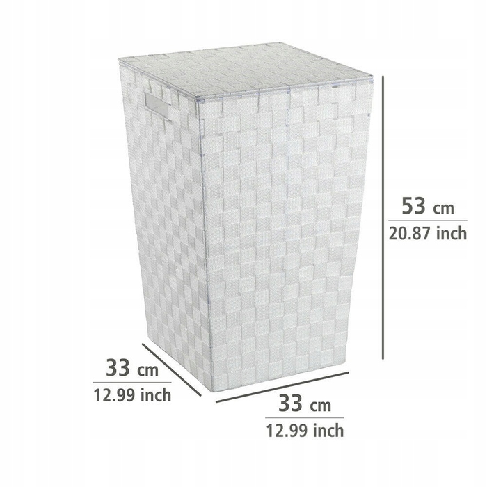 Кошик для білизни Wenko білий, ємність 48 л