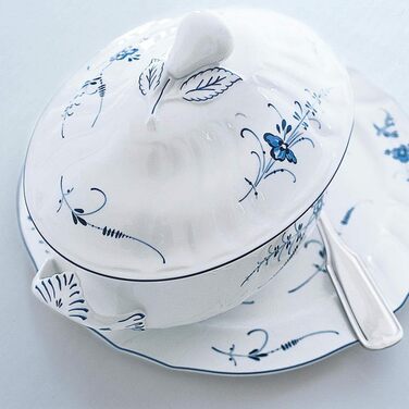 Терін Villeroy & Boch Vieux Luxembourg, преміум порцеляна, білий/синій