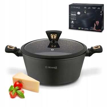 Каструля традиційна Starke Pro Dark Gold, 6 л