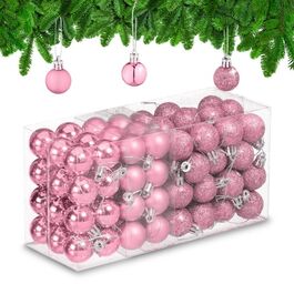 Relaxdays Set of 96 Christmas Baubles