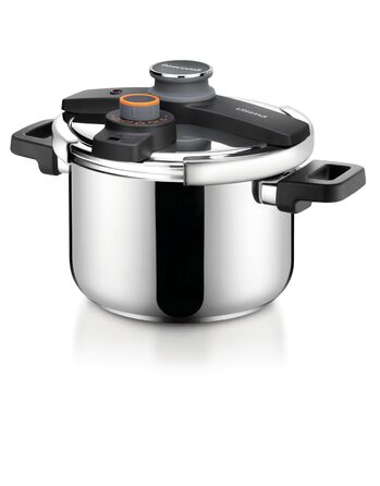 Каструля-скороварка Tescoma ULTIMA 6 л, індукція, з датчиком тиску, срібна