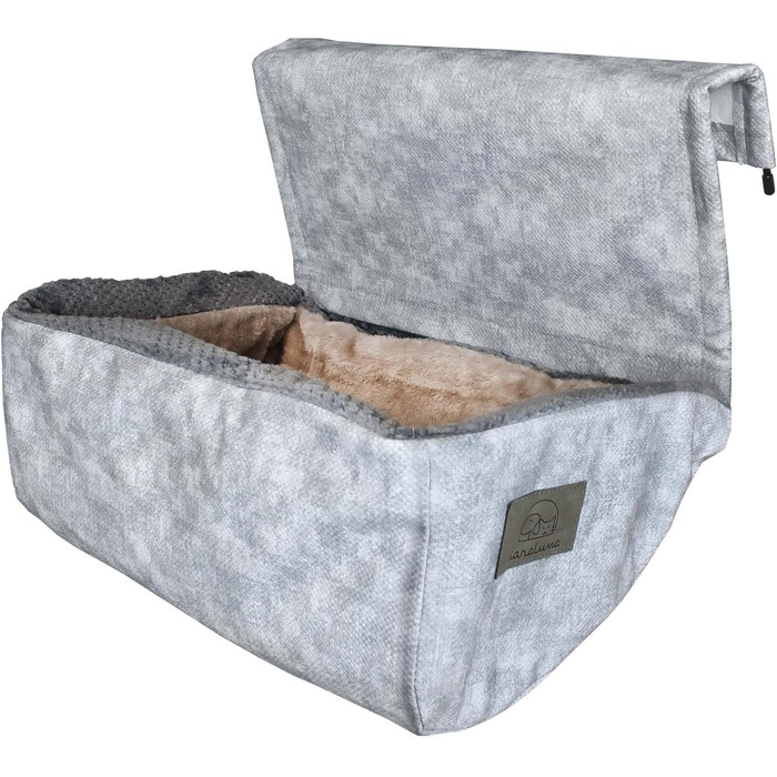 Heated Cat Bed | Suitable for Large Cats | Cat Bed Heater Hanging Cave Cat Cat Heater Hammock Radiator Bed Cats Heated Cat Bed Cat XXL (Light Gray)