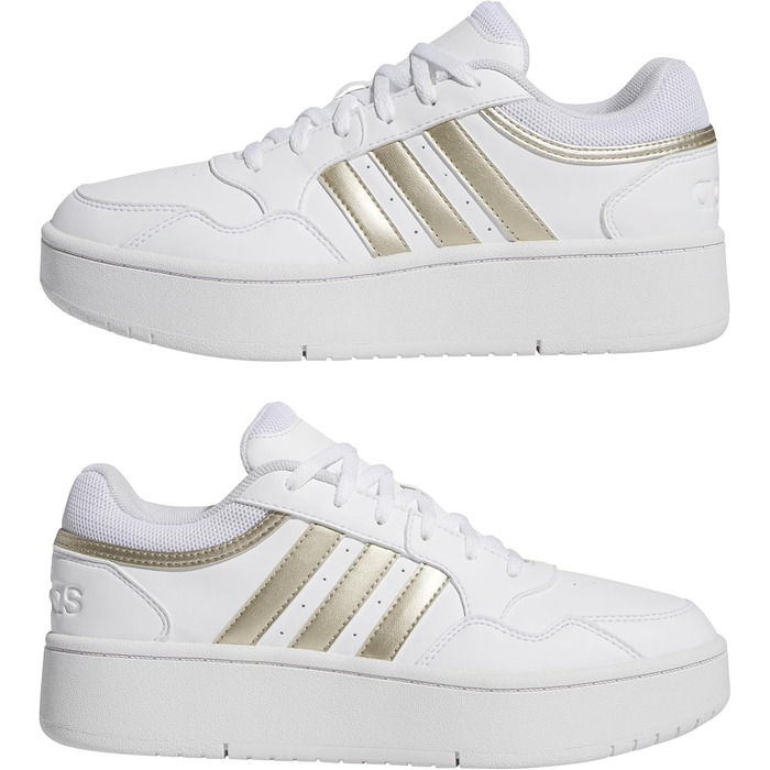 Жіночі кросівки Adidas Hoops 3.0 Bold (39 1/3 EU, білий, металік, алюміній)