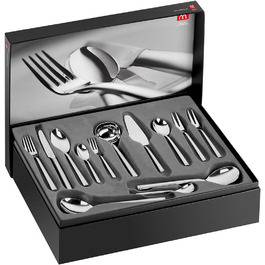 Набір столових приборів ZWILLING Senses 68 предметів, для 12 осіб, нержавіюча сталь 18/10, матова, срібляста, преміум-якість