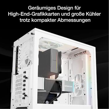 be quiet! Pure Base 501 DX White - корпус ПК з 3 вентиляторами Pure Wings 3 140mm PWM, високий статичний тиск, ARGB-підсвітка