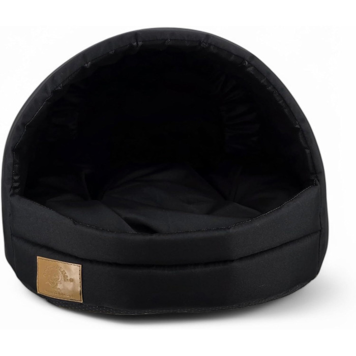 Будка для собак та котів ODOLPLUSZ - комфортна, миюча, чорна (M)