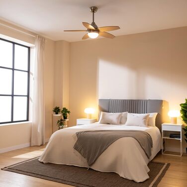 Стеляний вентилятор Cecotec EnergySilence Aero 495 з LED-підсвічуванням, 55W, діаметр 42 дюйми, 5 лопатей, сталь, пульт, таймер 8 год, 3 швидкості