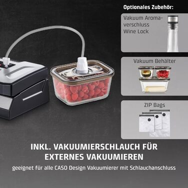 CASO Vakuumierer VRH 690 advanced: вакуумний апарат для пакування з винятковим тестувальним результатом, знімною камерою та 10 професійними пакетами