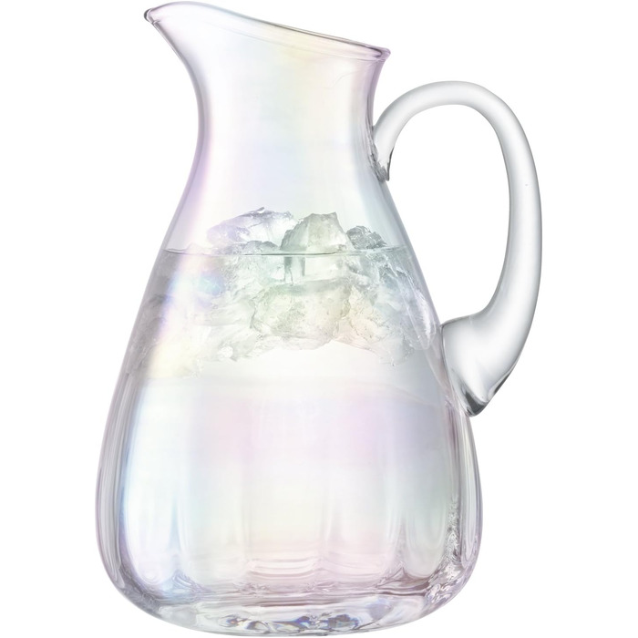 Глечик LSA International Pearl 2.2 л, перламутровий, скляний