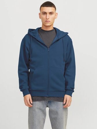 Куртка Jack & Jones Plus Size з капюшоном, великі розміри (6XL), колір: Insignia Blue
