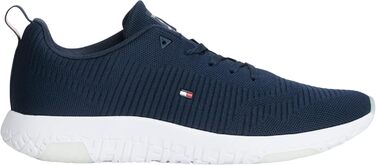 Кросівки Tommy Hilfiger Runner Corporate Knit Rib для чоловіків (43 EU, блакитний Desert Sky)