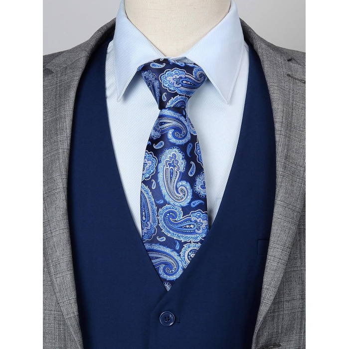 Енлізіон Жилет для чоловіків: формальний однотонний жилет для весілля, елегантний костюмний жилет, бізнес-жилет з кишенями, розміри XS-4XL, темно-синій