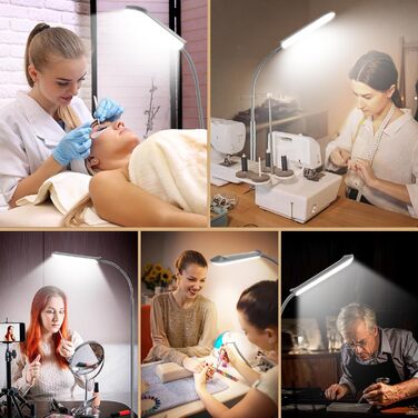 LED-стійка лампа Marctronic для вітальні з регулюванням яскравості, 18W, 1800LM, з пультом та сенсорним керуванням, швидка установка, для офісу, спальні (сіра)