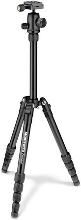 Штатив Manfrotto Element Traveller Carbon Kit чорного кольору, 143 см, алюмінієвий, одноногий