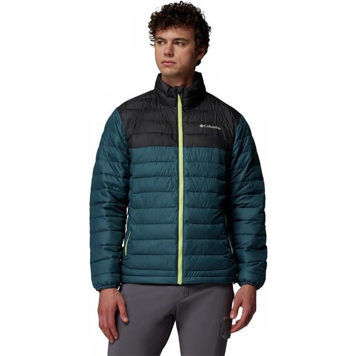 Чоловіча безрукавна куртка Columbia Powder Lite™ II Vet Daunenjacke, колір Tone Green, розмір M, Everblue, Hai