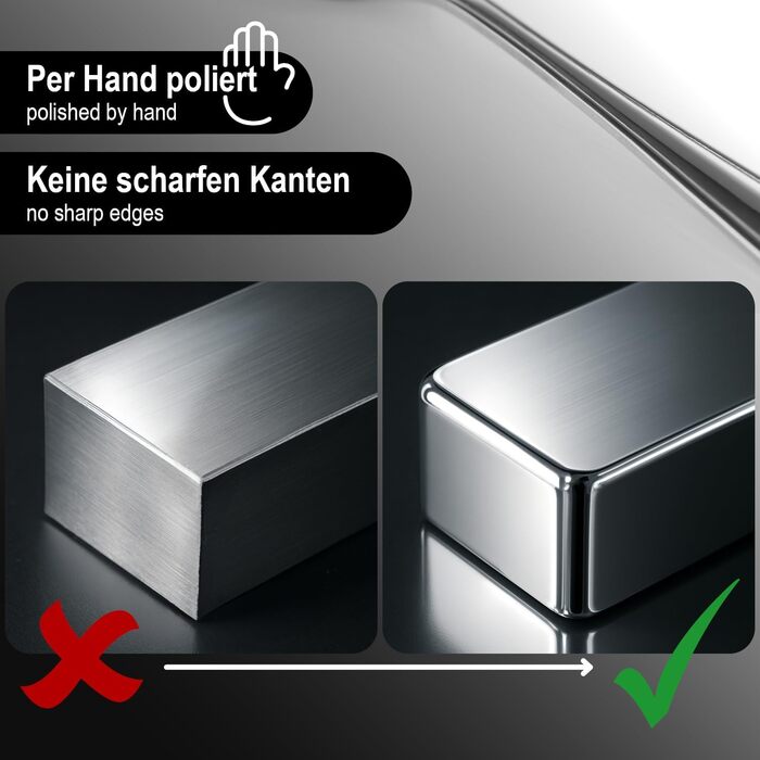 Набір барних ложок COM-FOUR® з нержавіючої сталі (12 шт.) - 20 см, для коктейлів, лате макіато, десертів