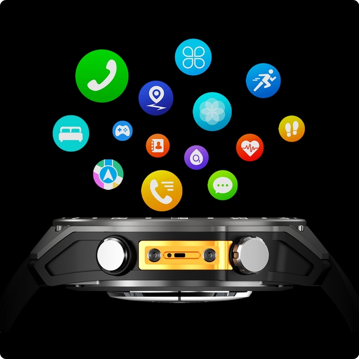 Смарт-годинник JG Smart V.300 Pro з GPS, чорний