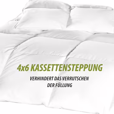 Зимова ковдра Bestlivings 135x200 см, касетна, пух-пір’я, 1400 г, ОЕКО-ТЕКС