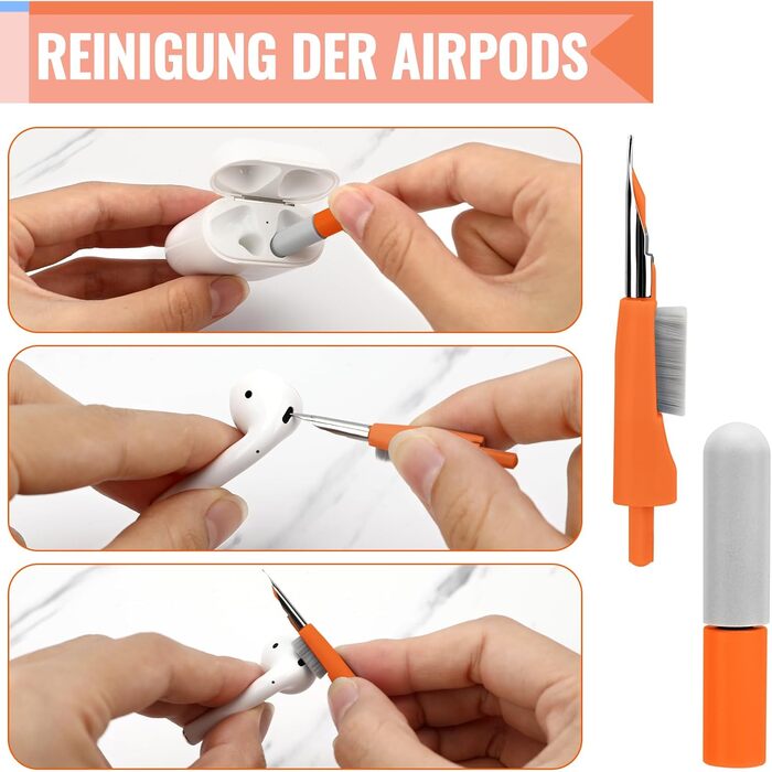 Набір для чищення клавіатури та гаджетів 11-в-1: ПК, телефон, навушники, камера, планшет