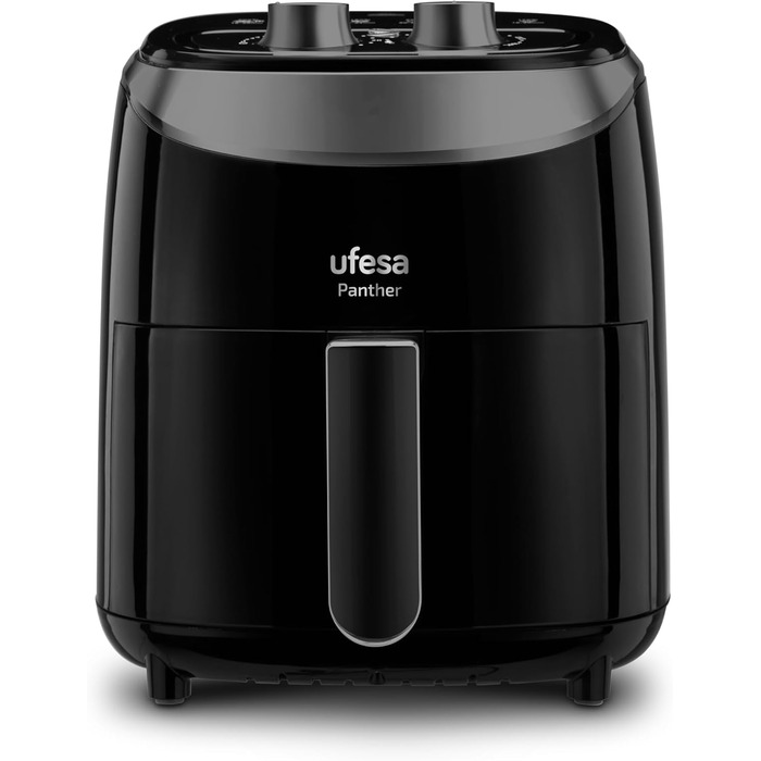 Фритюрниця Ufesa Twist з гарячим повітрям, 2л, 6 програм, 1200W, таймер, 80-200°C, BPA Free, антипригарне покриття, Cool-Touch, білий, ексклюзив Amazon