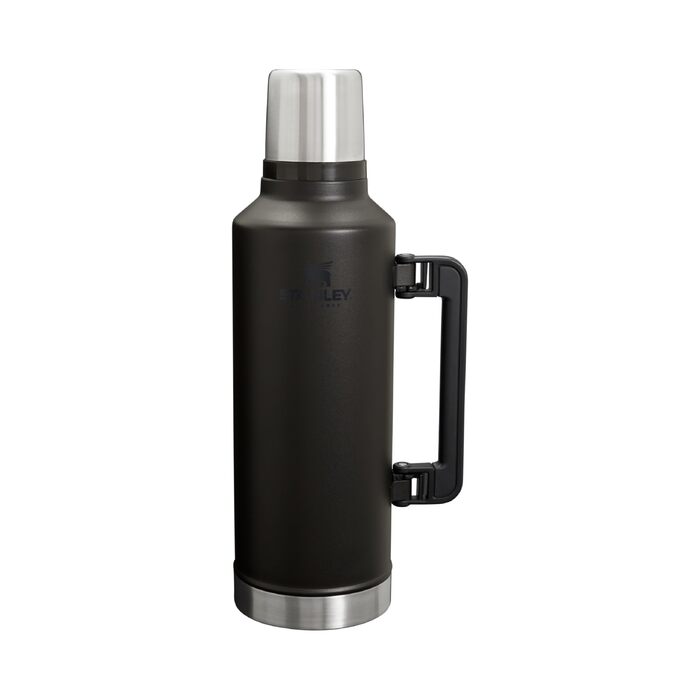 Термос STANLEY 1913 Classic Legendary 2.3л, герметичний, сталевий (чорний) — зберігає тепло та холод до 24 годин