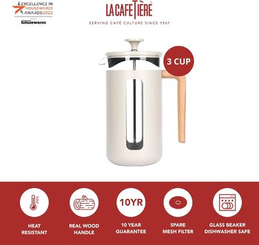 Френч-прес La Cafetière Pisa із нержавіючої сталі, на 3 чашки, зелений, у подарунковій коробці