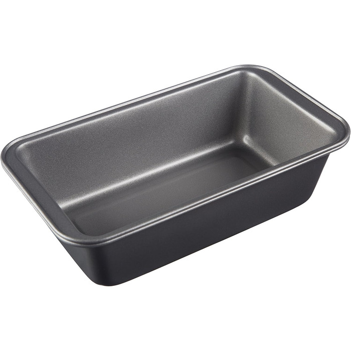 Amazon Basics - Loaf Pan, Non-Stick, Carbon Steel, 20.3 cm x 10 cm, 2-Pack & Multi-Purpose Kitchen Knife/Scraper, Stainless Steel