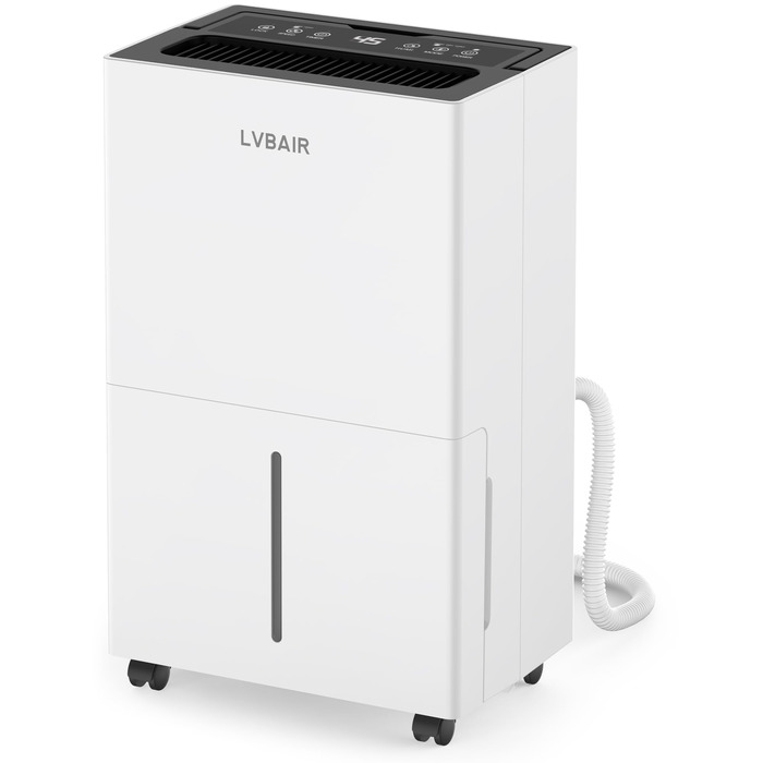 Електричний осушувач повітря 20 л/день – потужний, енергоефективний, портативний, з 3 режимами та регулюванням вологості, для дому